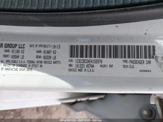 Chrysler 200 Limited 2014 1C3CCBCGXEN152570 Image 9