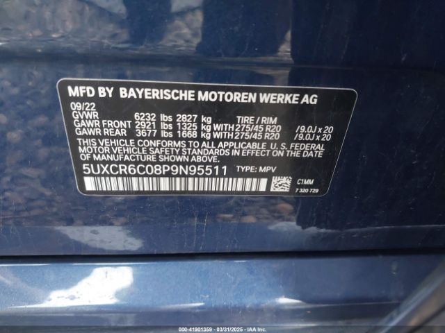 2023 BMW X5 5UXCR6C08P9N95511 Photo 8