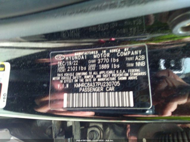 KMHRC8A37PU230705 Hyundai Venue Sel