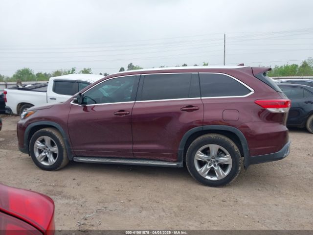 5TDYZRFH1KS299928 Toyota Highlander Limited