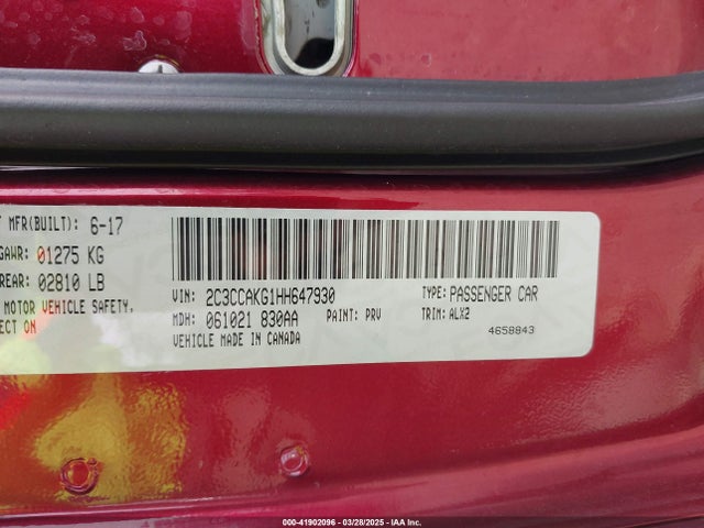 Chrysler 300c Awd 2017 2C3CCAKG1HH647930 Image 9