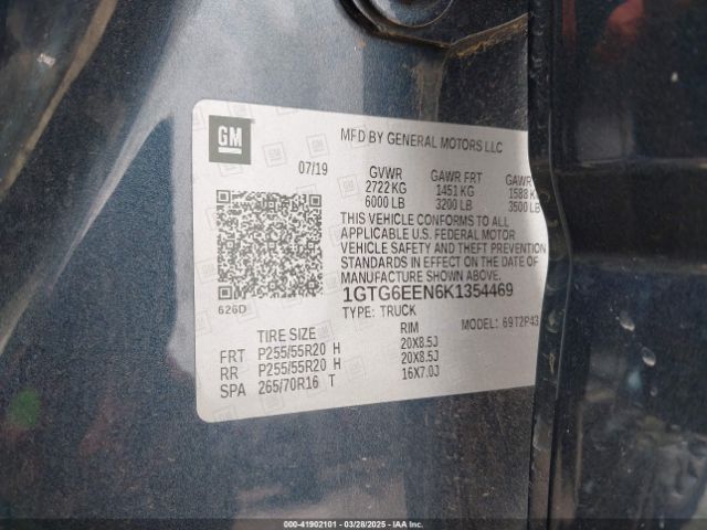 1GTG6EEN6K1354469 GMC Canyon Denali
