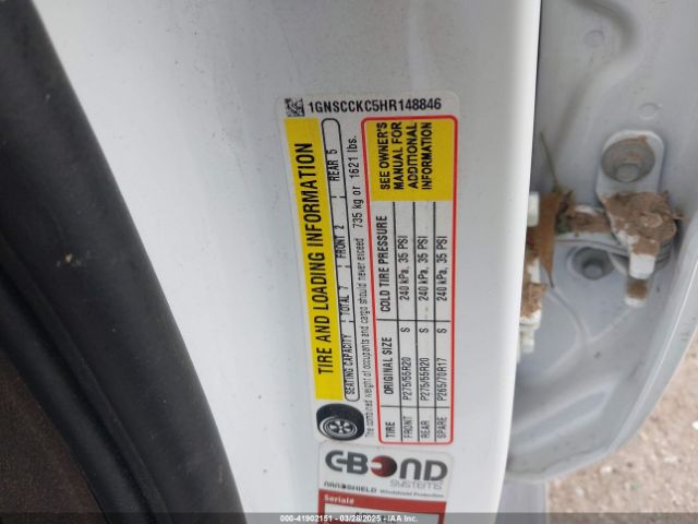 1GNSCCKC5HR148846 Chevrolet Tahoe Premier