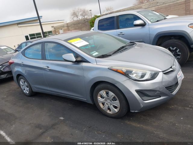 5NPDH4AE7GH785402 Hyundai ELANTRA SE