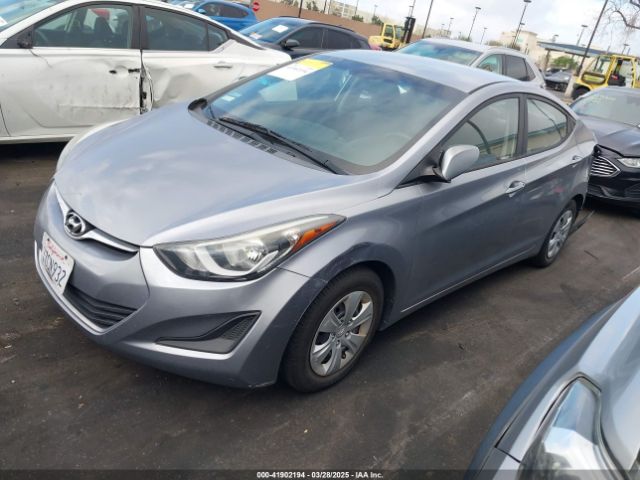 5NPDH4AE7GH785402 Hyundai ELANTRA SE