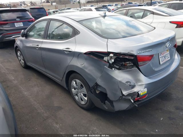 5NPDH4AE7GH785402 Hyundai ELANTRA SE