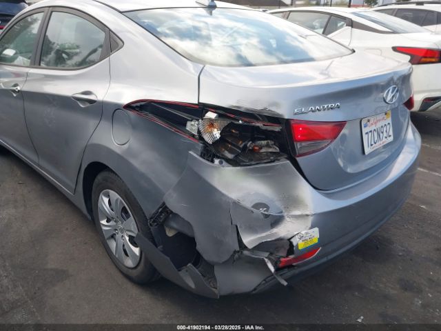 5NPDH4AE7GH785402 Hyundai ELANTRA SE
