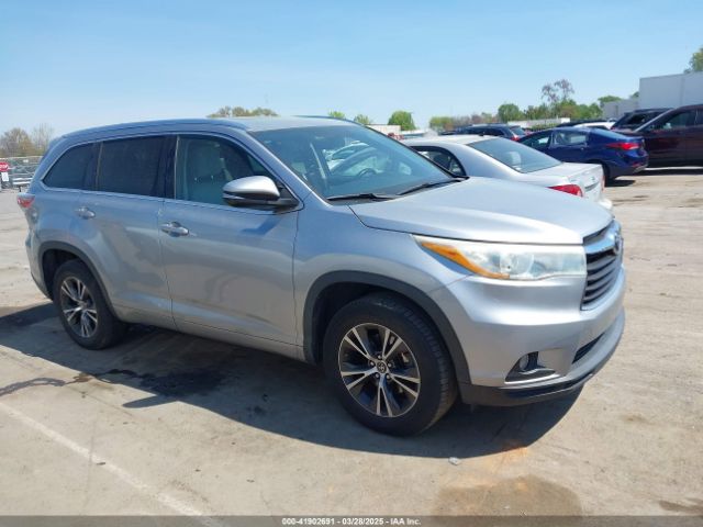 5TDKKRFH2GS149800 Toyota Highlander Xle V6