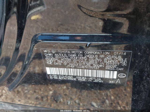 JTHBF1D24E5025937 Lexus IS 250