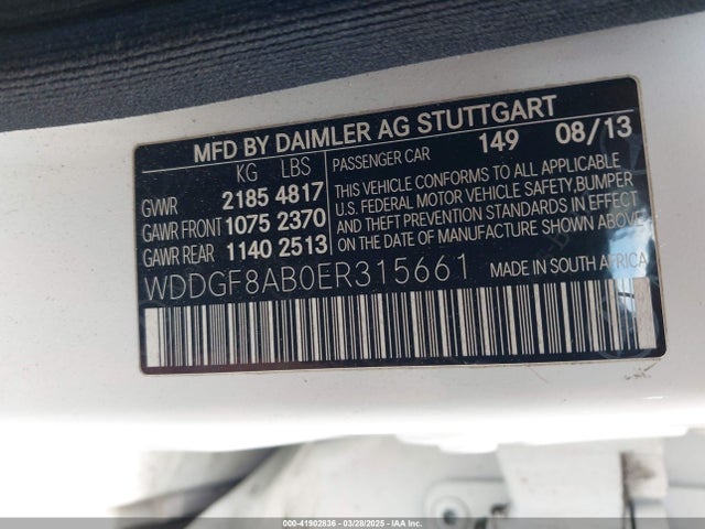 Продаж на аукціоні авто 2014 Mercedes-benz C 300 C 300 Luxury/sport 4matic, vin: WDDGF8AB0ER315661, номер лоту: 41902836