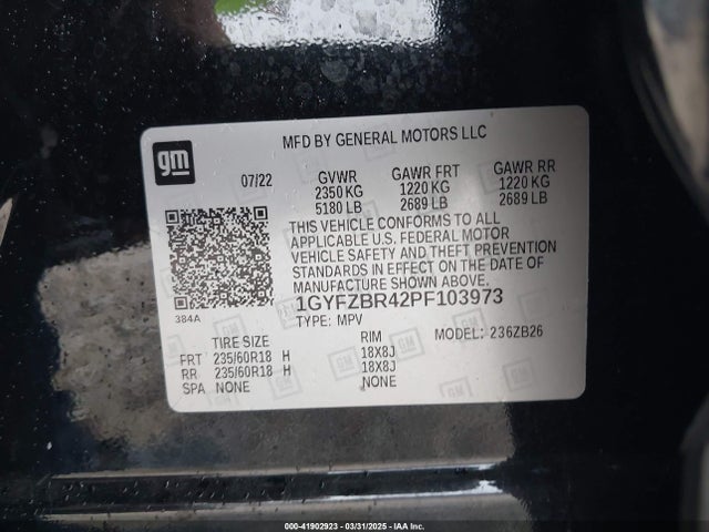 2023 CADILLAC XT4 1GYFZBR42PF103973 Photo 8