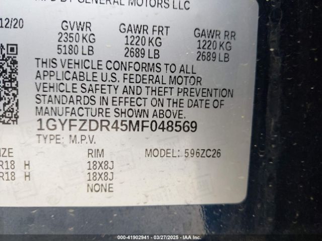 2021 CADILLAC XT4 1GYFZDR45MF048569 Photo 8