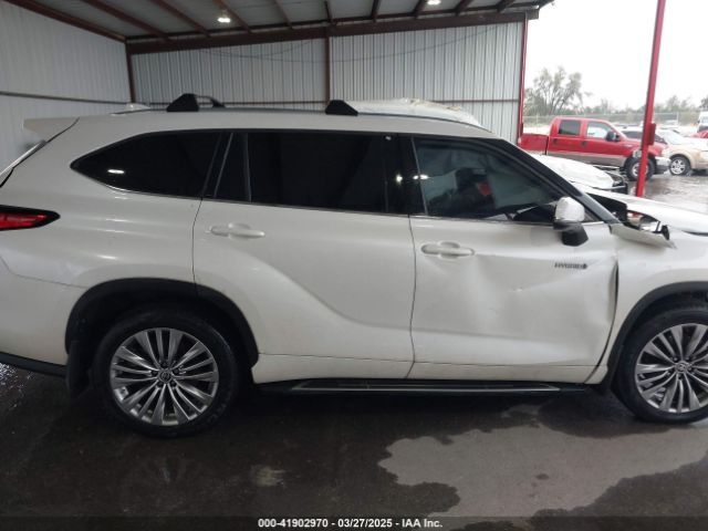 5TDFARAHXMS008108 Toyota Highlander Hybrid Platinum