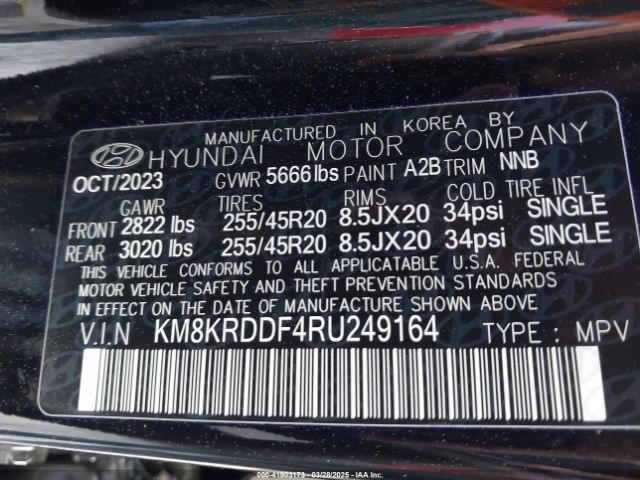 KM8KRDDF4RU249164 Hyundai Ioniq 5 Limited