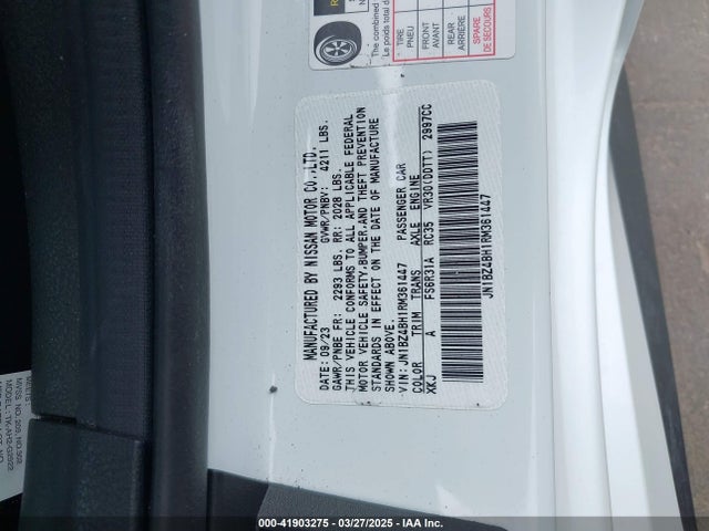 JN1BZ4BH1RM361447 Nissan Z Performance