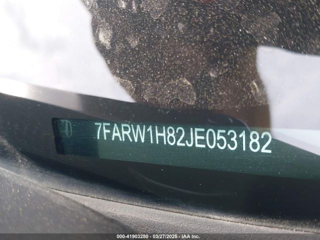 7FARW1H82JE053182 Honda Cr-v Ex-l/ex-l Navi