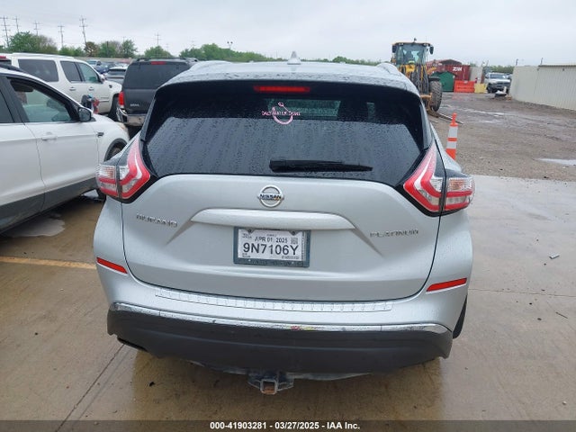 5N1AZ2MG4JN162503 Nissan Murano Platinum