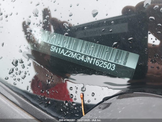 5N1AZ2MG4JN162503 Nissan Murano Platinum