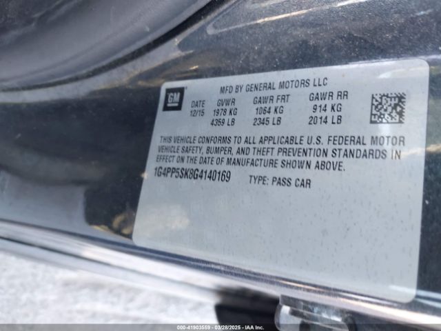 1G4PP5SK8G4140169 Buick Verano