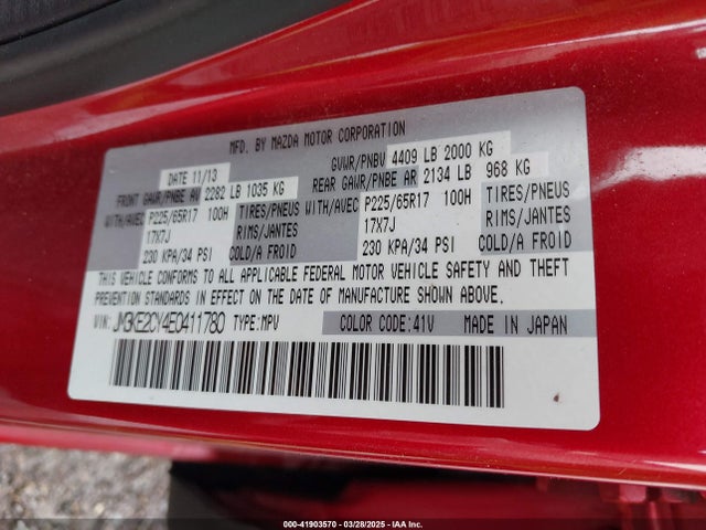Mazda Cx-5 Touring 2014 JM3KE2CY4E0411780 Image 9
