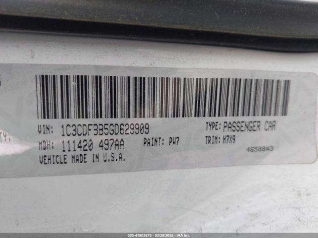 1C3CDFBB5GD629909 Dodge DART SXT