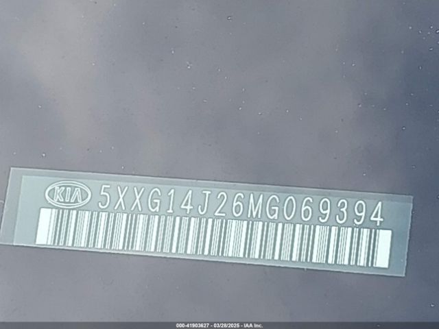 5XXG14J26MG069394 KIA K5 LXS