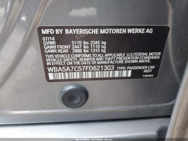 WBA5A7C57FD621303 BMW 528i Xdrive