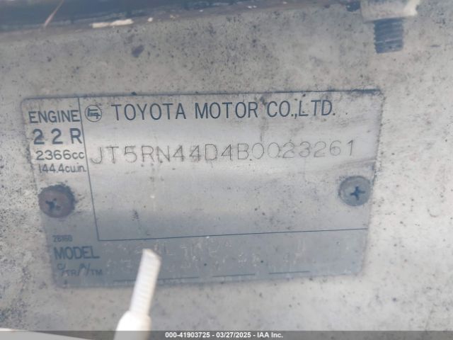 1981 TOYOTA PICKUP / CAB CHASSIS JT5RN44D4B0023261 Photo 8