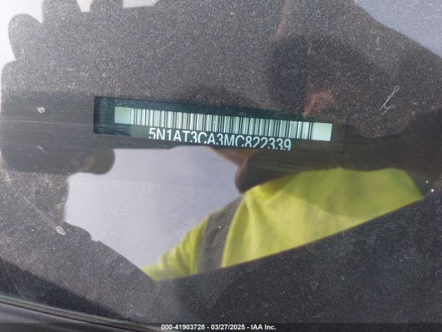 5N1AT3CA3MC822339 Nissan Rogue Sl Fwd
