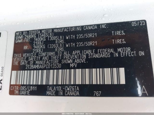 2023 LEXUS RX 350 2T2BAMBA6PC013530 Photo 8
