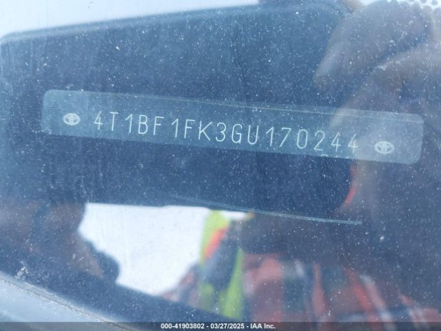 4T1BF1FK3GU170244 Toyota CAMRY SE