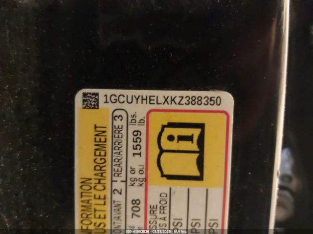 1GCUYHELXKZ388350 Chevrolet Silverado 1500 High Country
