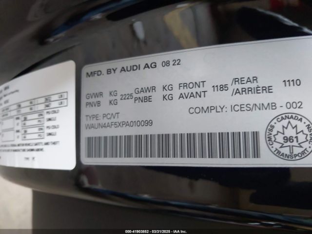 2023 AUDI S5 WAUN4AF5XPA010099 Photo 8