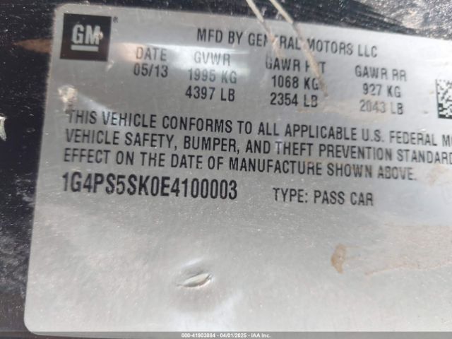 1G4PS5SK0E4100003 Buick Verano Leather Group