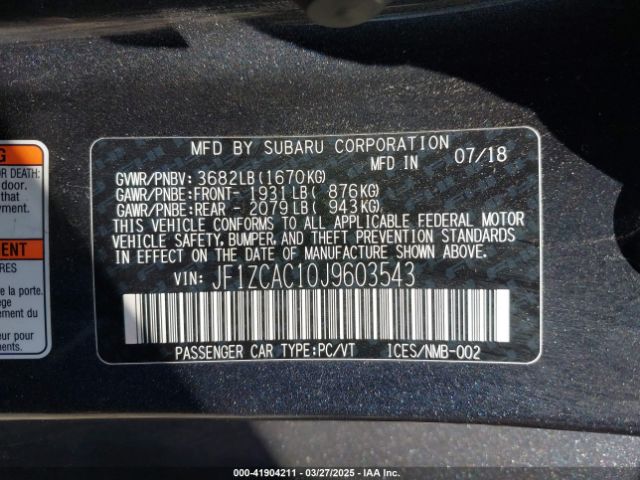 JF1ZCAC10J9603543 Subaru Brz Limited