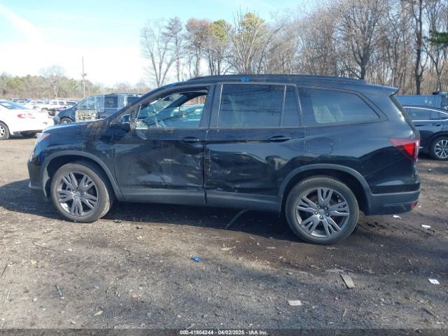 5FNYF6H37NB086970 Honda Pilot Awd Sport