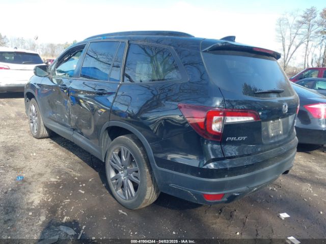 5FNYF6H37NB086970 Honda Pilot Awd Sport