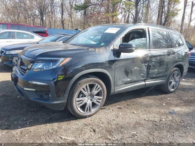 5FNYF6H37NB086970 Honda Pilot Awd Sport