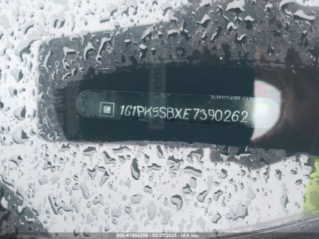 1G1PK5SBXE7390262 Chevrolet CRUZE LT