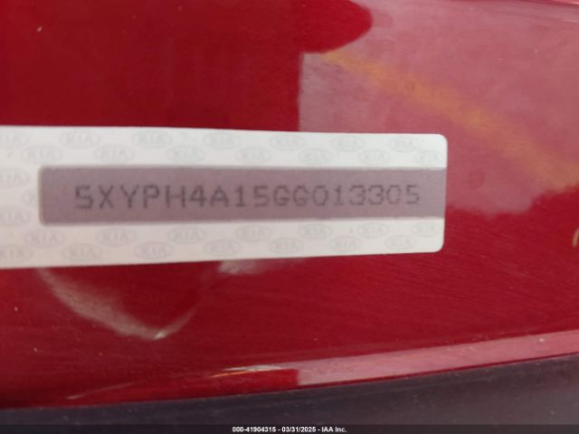 5XYPH4A15GG013305 KIA Sorento 2.0t Ex