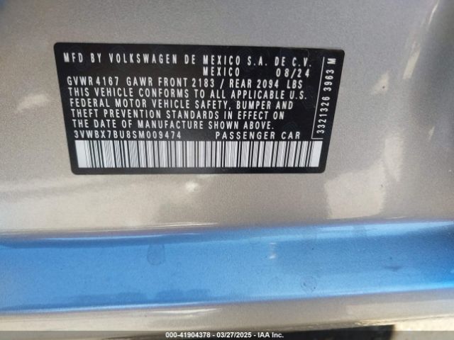 3VWBX7BU8SM009474 Volkswagen Jetta 1.5t Sport