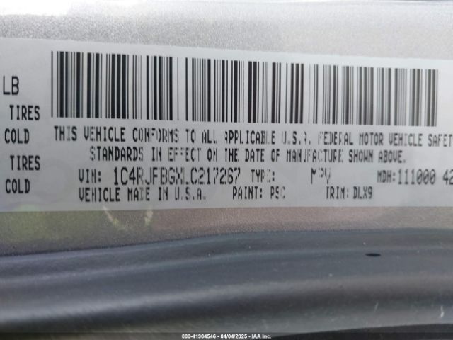 1C4RJFBGXLC217267 Jeep Grand Cherokee Limited 4x4