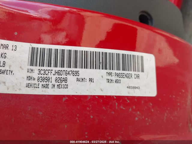 2013 FIAT 500C 3C3CFFJH6DT647695 Photo 8