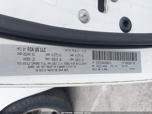2C3CDZAG4KH686273 Dodge Challenger Sxt