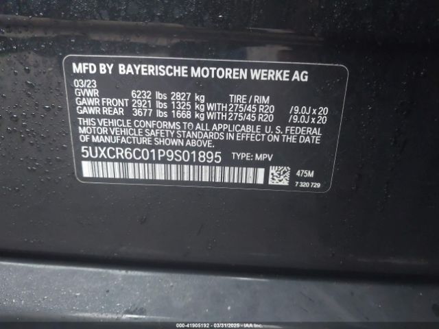 2023 BMW X5 5UXCR6C01P9S01895 Photo 8