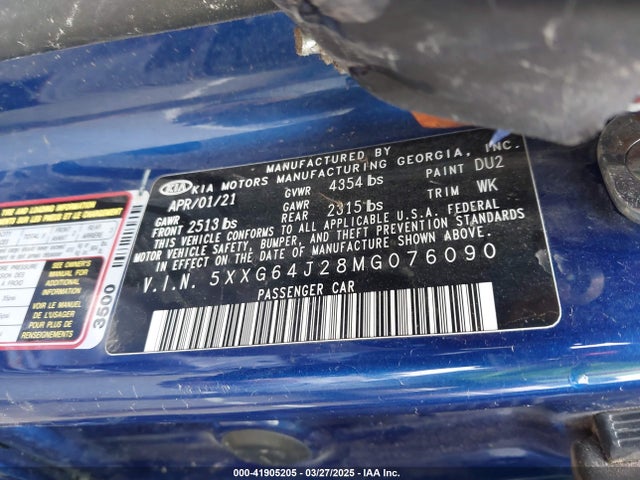 5XXG64J28MG076090 KIA K5 Gt-line