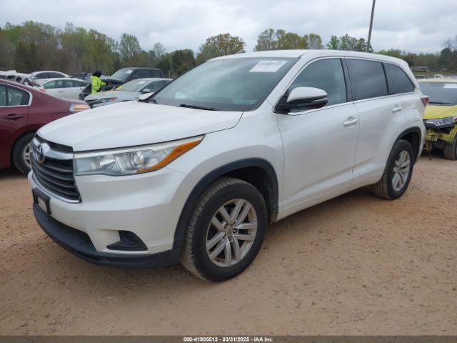 5TDZKRFH4FS089581 Toyota Highlander Le V6