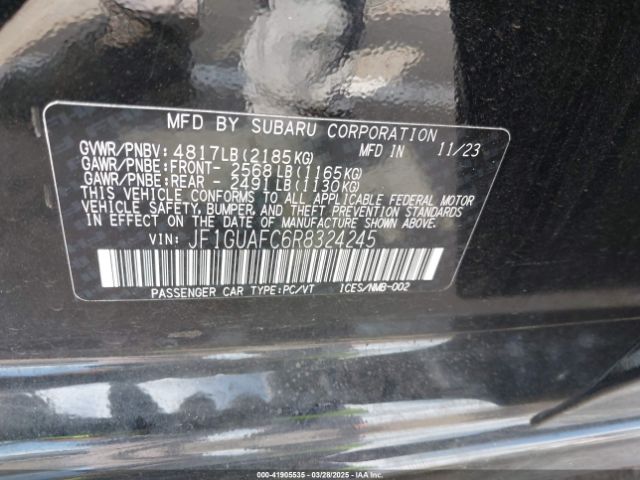 JF1GUAFC6R8324245 Subaru Impreza Sport 5-door
