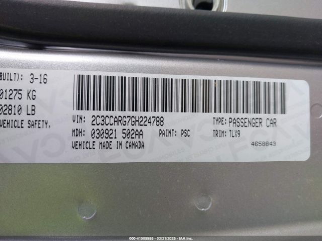 2C3CCARG7GH224788 Chrysler 300 Limited