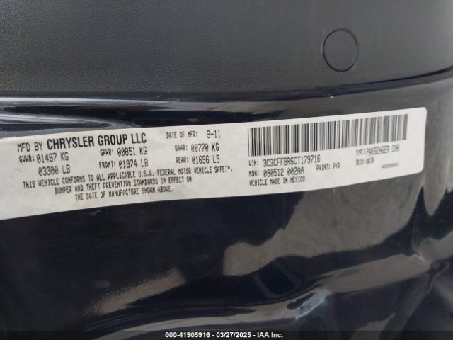 2012 FIAT 500 3C3CFFBR6CT179716 Photo 8